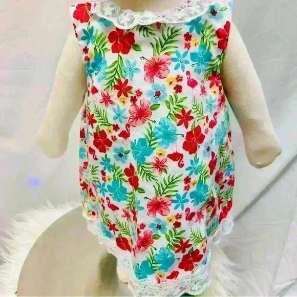 Little Me Child Size 18 Months MultiColor Flamingo Two-Piece Outfit - Picture 3 of 16